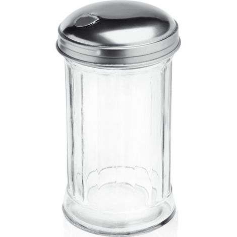 Sucrier style américain 300 ml Ø 7,5 cm inox verre lot de 6 - Was Germany (1/2)
