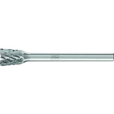 PFERD TOOLS Hartmetall Winkelfrässtift stirnverzahnt WKNS Ø 06x07mm Schaft-Ø 3mm Z3P universal mittel kreuzverzahnt (1/4)