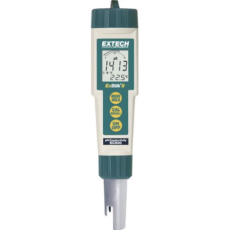 Extech EC500 Chlorphotometer Gelöste Teilchen (TDS), Leitfähigkeit, pH-Wert, Salinität, Temperatur