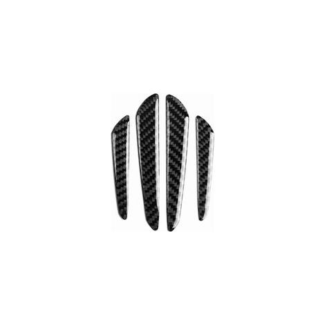 Protector universal de fibra de carbono para el borde de la puerta del coche, embellecedor de protección del parachoques. (1/5)