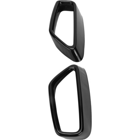 2-teiliges, glänzend schwarzes Auspuffendrohr als Ersatz für 5er G30 G38 2018-2021 (1/5)