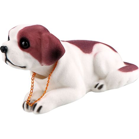 Chien Ornement Voiture Secouant Tête Mignon Figurine Animal Décor Tableau Bord Bureau Table Basse Type2 (1/5)
