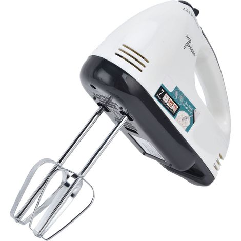 Batteur à œufs électrique à 7 vitesses, fouet à œufs portatif pour la cuisine domestique, prise UE 220 V (1/5)