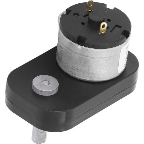 Moteur à engrenages CC 5V 200 tr/min en alliage d'aluminium faible échauffement verrouillage automatique pour domotique électronique (1/5)