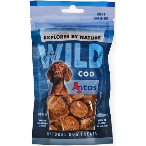 Friandise pour chien à la morue sauvage - 80 g  Offre exclusive
