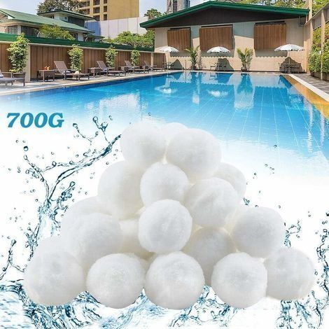 Filtre Balls 700 g remplace 25 kg de sable filtrant, balles filtrantes pour piscine, pompe de filtration, filtre à sable d'aquarium.(700g) (1/5)