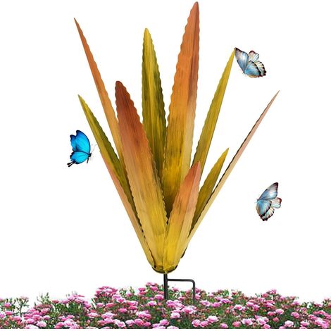 x 29 x 45 cm Agavenpflanze aus Metall rustikale Tequila