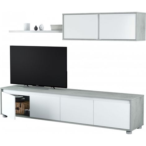 Muro Equipado Alida 41 x 200 x 43h Cemento