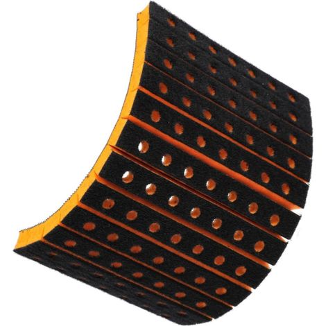 Mirka Schaumstoff Interface Profilpad 75x100mm / Dicke 6mm weich / einfaches Anpassen der vorgeschnittenen Elemente / gut geeignet für DIY-Projekte / staubfreies Schleifen