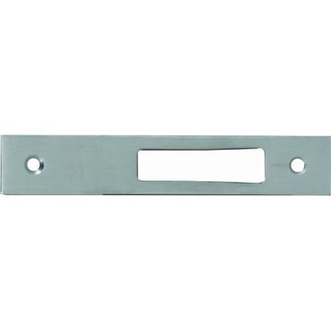 Gâche haut ou bas pour MULTIBLINDO - ISEO Argent 134 mm Plate Inox 24 Pour pêne basculant (1/4)