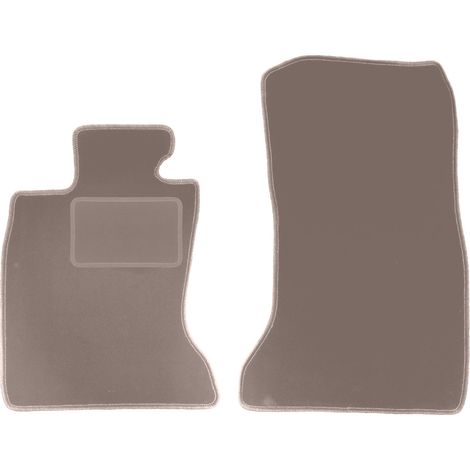 Alfombrillas delanteras para BMW Serie 7 F02 sedán (2008-2015), color beige. (1/5)