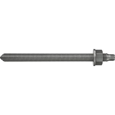 Fischer barra RG M 8 x 110, A4,RGM Barra filettata in acciaio con dado e rosetta, accessori per chimico,per resine, 10 pezzi per confezione, 50263, 8x110 (1/2)