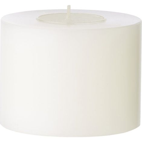Bougie Permanente Photophore pour Bougie Chauffe-Plat Plastique H6 x Ø8 cm - PANGIVO (1/5)