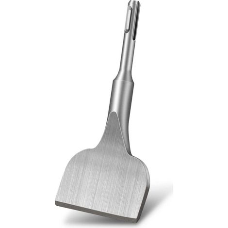 Burin Carrelage SDS Plus. Burin [165x75 mm] Courbure à 25°. Burin Plat Carrelage. Burin à Carrelage Professionnel pour Tous Les Marteaux à Percussion SDS Plus et Marteau électrique