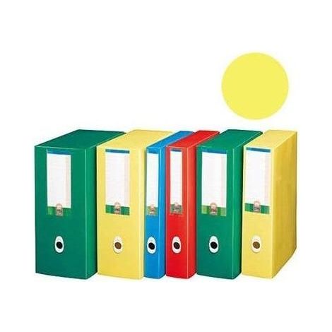 Leonardi Scatola Archivio Progetti Plus A4 Dorso 12 Cm Gialla