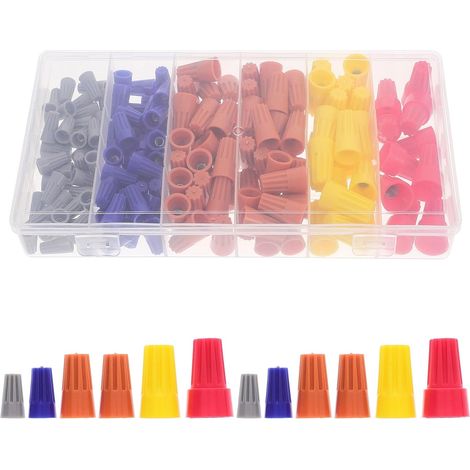 Kit de 158 cosses à sertir rapide en plastique pour connexions