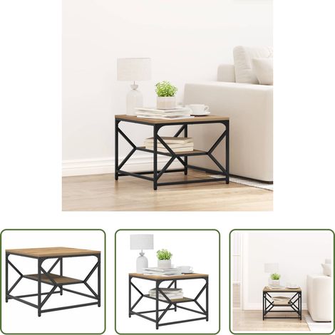 Wohnzimmer - Couchtisch Artisan-Eiche 51 x 50 x 40 cm (1/5)