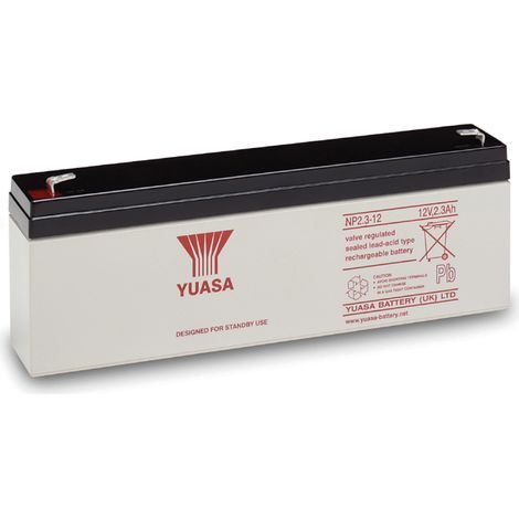 Batteria al piombo ermetica 12V 2,3Ah - Yuasa NP2.3-12