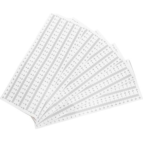 GALPADA Lot de 50 rubans mesure adhésifs, règles adhésives pour (1/5)