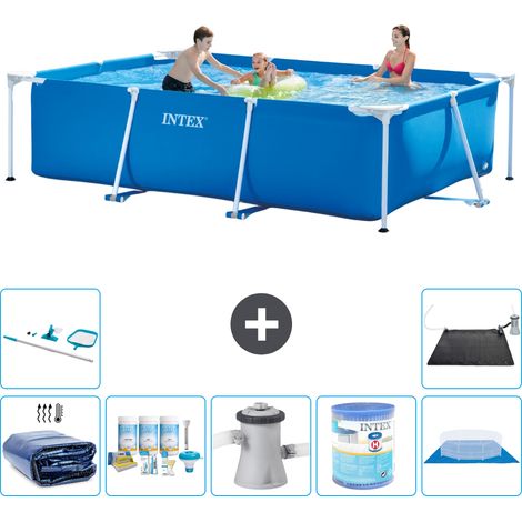 Intex Piscina con struttura Rettangolare - 300x200x75 cm - 7-pezzi  S30197 (1/4)