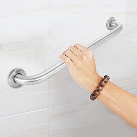 Edelstahl-Wandhandlauf für Badezimmer, Sicherheitsgriff für Dusche und Badewanne (50 cm) (1/5)