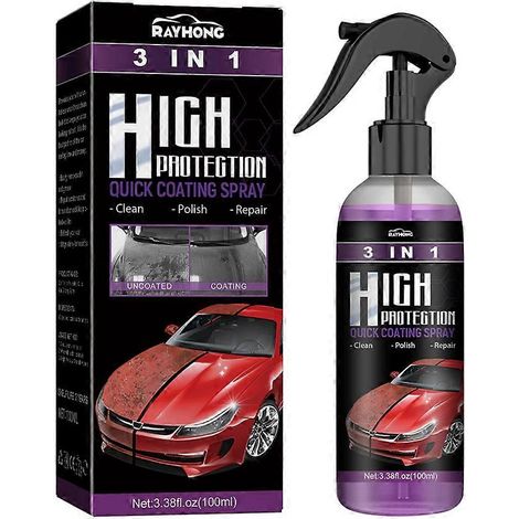 Spray de revêtement céramique haute protection pour voiture 3 en 1, 100 ml - Expédition rapide (1/5)
