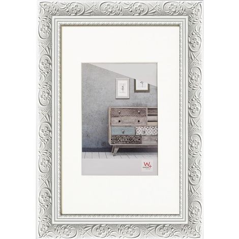 Cadre Photo Blanc 40 x 50 cm Baroque CR050W (1/4)