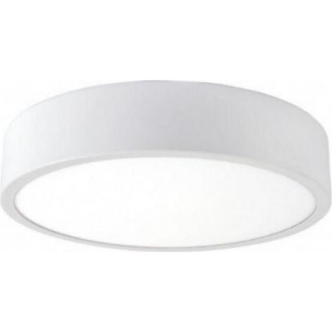 Plafonnier LED 18W 25 cm - Blanc Chaud  / Blanc - SILUMEN