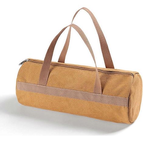 Bolsa de herramientas de boca ancha, bolsa de lona, bolsa de herramientas portátil multifuncional para guardar llaves inglesas, destornilladores, alicates y clavos.