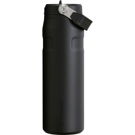 Stanley 1913 Flip Straw 2.0 Borraccia Con Cannuccia 0.7L - 10 Ore Di Freddo - 2 Giorni Di Freddo - Acciaio Inossidabile - Senza BPA - A Prova di Perdite - Lavabile In Lavastoviglie - Black (1/5)