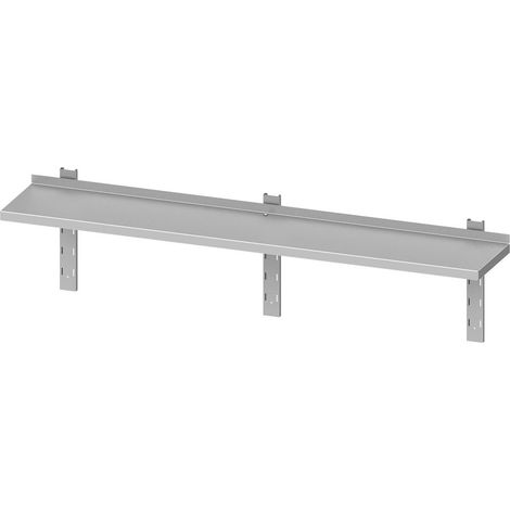 Etagère Murale Inox AISI 201 Simple 1600 x 300 mm - Stalgast