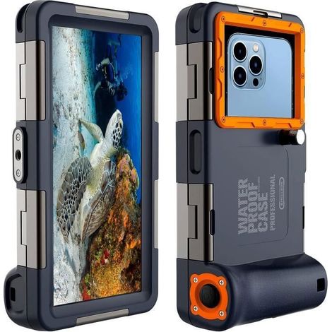 Pochette tanche Tlphone Coque tanche IPX8 tui de Plonge 15M sous-Marine Universelle pour Smartphone de couleurs multiples COQUE (1/4)