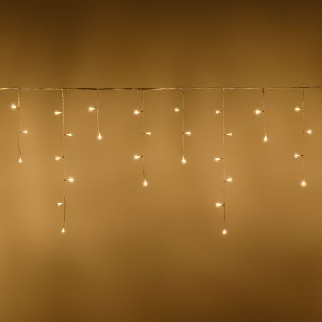 Tenda luminosa natalizia lotti 120 led bianco caldo mt.5 (1/5)