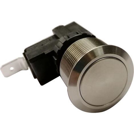 Bouton-poussoir, Momentané, Unipolaire à une direction, 16 A, 26 A, Montage panneau ( Prix pour Paquet de 1 )
