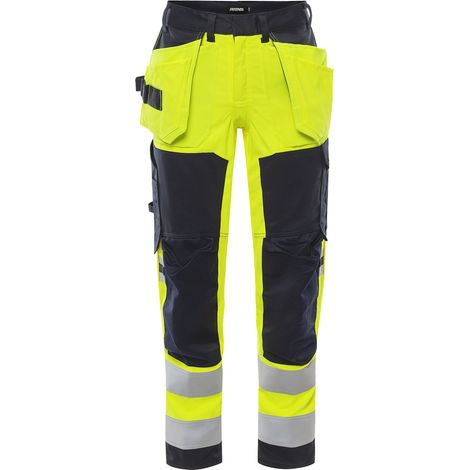 Fristads 129520-171-D100 Flamestat High Vis Stretch-Handwerkerhose, Kl. 2 2167 A (1/2)