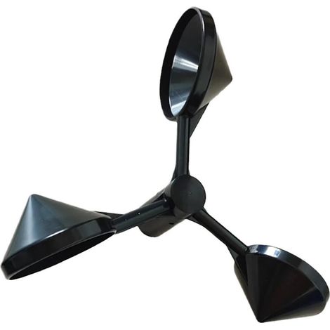 Boîtier d'anémomètre, indicateur de direction du vent, coque à 3 coupelles pour anémomètre (1/5)