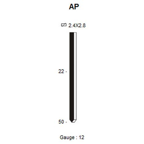 SCAB Chevilles Aluminium (AP) 2,4 mm - x 1500 - 24 mm