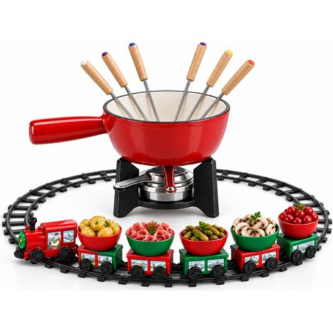 Lot de 1 appareil à fondue avec son petit train de table Fackelmann (1/5)