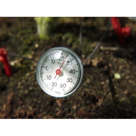 Vitavia Erdthermometer zum Messen der Bodentemperatur