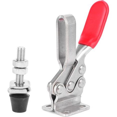 Bride à dégagement rapide horizontale en acier inoxydable pour soudure et menuiserie (1/5)