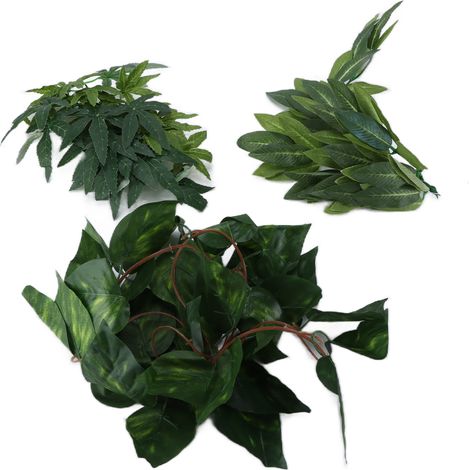 Plante artificielle décorative en rotin très réaliste pour aquarium (1/5)