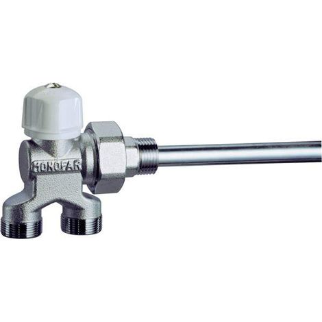 Valvola manuale cromata per impianti monotubo FAR 1451 1/2" (1/3)