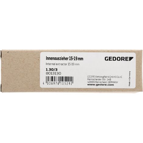 1.30/3 Extractor interior 14 - 19 mm (1/4)