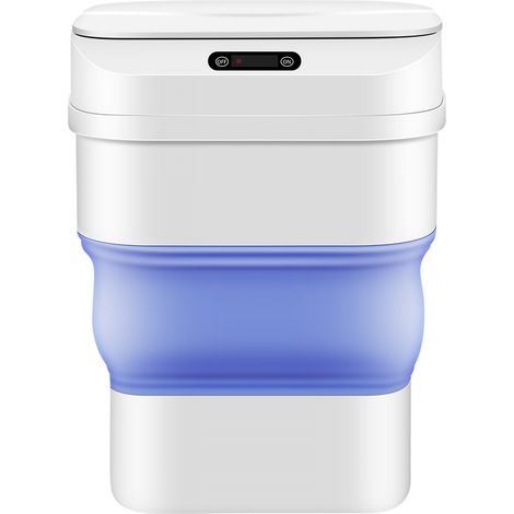 Poubelle intelligente à induction sans contact, pliable et modulable, étanche, à batterie, grande capacité. (1/5)