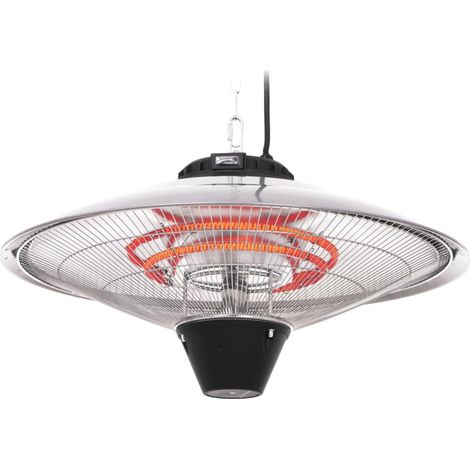 Bastilipo - Stufa da esterno sospesa Modello Prometeo Umbrella, 1500 W di potenza, telecomando, resistenze a infrarossi ad ampio espettro (1/4)