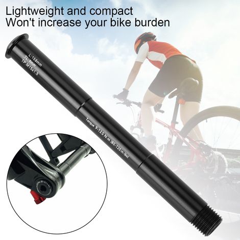 Axe de Fourche Vélo Avant Thru Axle 15x110mm Boost en Alliage Aluminium pour Suspension RockShox 158L (1/5)