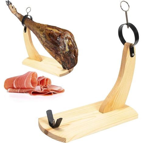 Porte-Jambon en Bois Extra Long – Support Jamonero 49 (1/5)
