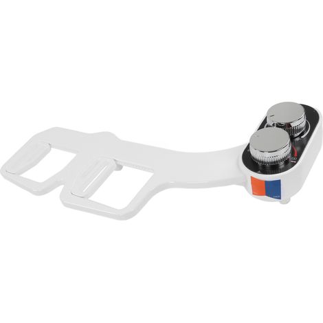 Kit douche bidet WC double buse non électrique auto-nettoyant pression réglable raccord 3/8 Europe (1/5)