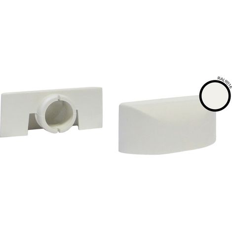 Kintech – Lot de 10 cache-tempêtes Ø 10mm – Résistant aux UV – Installation facile – Pour fenêtres et porte-fenêtres PVC