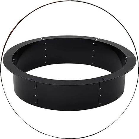 Anello estintore, 122 cm, in acciaio, con ventilazione ottimizzata, adatto per esterni e di facile manutenzione. (1/5)